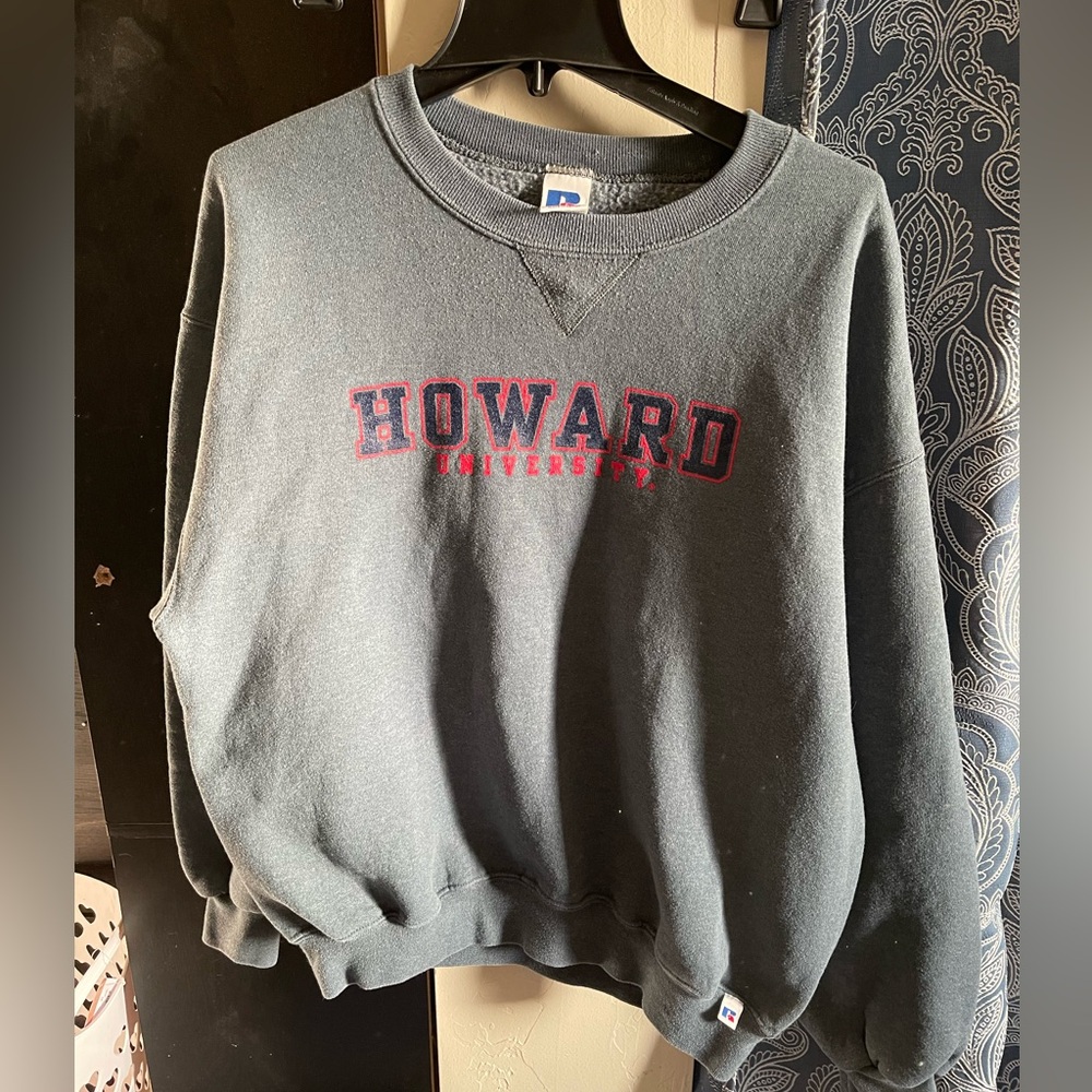 Vintage Howard University Russell Crewneck Size Large